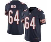 Youth Nike Chicago Bears #64 Eric Kush Navy Blue Team Color Vapor Untouchable Limited Player NFL Jersey