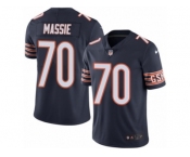 Youth Nike Chicago Bears #70 Bobby Massie Limited Navy Blue Rush NFL Jersey