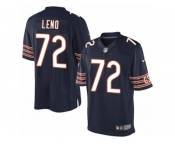 Youth Nike Chicago Bears #72 Charles Leno Limited Navy Blue Team Color NFL Jersey