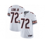 Youth Nike Chicago Bears #72 Charles Leno Vapor Untouchable Limited White NFL Jersey