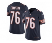Youth Nike Chicago Bears #76 Tom Compton Navy Blue Team Color Vapor Untouchable Limited Player NFL Jersey