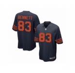 Youth Nike Chicago Bears #83 Martellus Bennett Navy Blue 1940s Throwback Alternate NFL Jersey