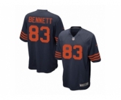 Youth Nike Chicago Bears #83 Martellus Bennett Navy Blue 1940s Throwback Alternate NFL Jersey
