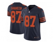 Youth Nike Chicago Bears #87 Adam Shaheen Vapor Untouchable Limited Navy Blue 1940s Throwback Alternate NFL Jersey