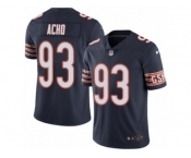 Youth Nike Chicago Bears #93 Sam Acho Navy Blue Team Color Vapor Untouchable Limited Player NFL Jersey