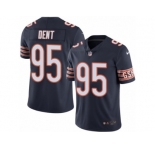 Youth Nike Chicago Bears #95 Richard Dent Limited Navy Blue Rush NFL Jersey