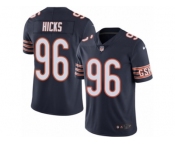 Youth Nike Chicago Bears #96 Akiem Hicks Limited Navy Blue Rush NFL Jersey