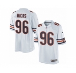 Youth Nike Chicago Bears #96 Akiem Hicks Limited White NFL Jersey