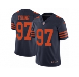 Youth Nike Chicago Bears #97 Willie Young Vapor Untouchable Limited Navy Blue 1940s Throwback Alternate NFL Jersey