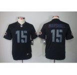 nike youth nfl jerseys chicago bears #15 marshall black[nike impact limited]