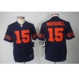 nike youth nfl jerseys chicago bears #15 marshall blue[nike limited orange number]