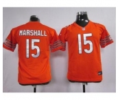nike youth nfl jerseys chicago bears #15 marshall orange[marshall][nike]