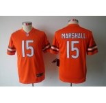 nike youth nfl jerseys chicago bears #15 marshall orange[nike limited]