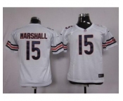 nike youth nfl jerseys chicago bears #15 marshall white[marshall][nike]