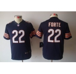 nike youth nfl jerseys chicago bears #22 matt forte blue[nike limited]