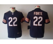 nike youth nfl jerseys chicago bears #22 matt forte blue[nike limited]