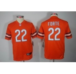 nike youth nfl jerseys chicago bears #22 matt forte orange[nike limited]