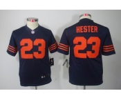 nike youth nfl jerseys chicago bears #23 hester blue[nike limited orange number]