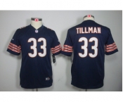 nike youth nfl jerseys chicago bears #33 tillman blue[nike]