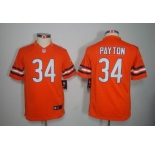 nike youth nfl jerseys chicago bears #34 payton orange[nike limited]