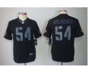 nike youth nfl jerseys chicago bears #54 urlacher black[nike impact limited]