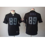 nike youth nfl jerseys chicago bears #89 mike ditka black[nike impact limited]