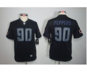 nike youth nfl jerseys chicago bears #90 peppers black[nike impact limited]