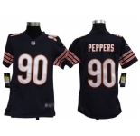 nike youth nfl jerseys chicago bears #90 peppers blue[nike]