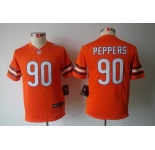 nike youth nfl jerseys chicago bears #90 peppers orange[nike limited]