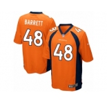 Men Nike Denver Broncos #48 Shaquil Barrett Game Orange Team Color NFL Jersey