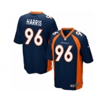 Men Nike Denver Broncos #96 Shelby Harris Game Navy Blue Alternate NFL Jersey