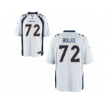 Men's Denver Broncos #72 Garett Bolles Nike White 2017 Draft Pick Game Jersey