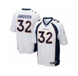 Men's Nike Denver Broncos #32 Andy Janovich Game White NFL Jersey