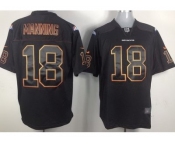 nike nfl jerseys denver broncos #18 manning black[game]