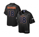 nike nfl jerseys denver broncos #18 peyton manning black reverse fashion[game]