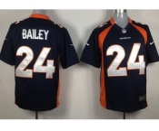 nike nfl jerseys denver broncos #24 bailey blue[game]