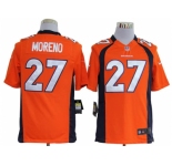 nike nfl jerseys denver broncos #27 moreno orange[game]