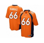 nike nfl jerseys denver broncos #66 manny ramirez orange [Game]