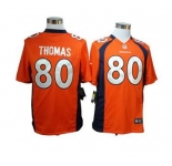 nike nfl jerseys denver broncos #80 thomas orange[game]