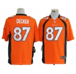 nike nfl jerseys denver broncos #87 eric decker orange[game]