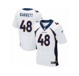 Men Nike Denver Broncos #48 Shaquil Barrett Elite White NFL Jersey