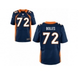 Men's Denver Broncos #72 Garett Bolles Nike Blue 2017 Draft Pick Elite Jersey