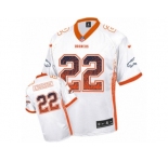Men's Nike Denver Broncos #22 C.J. Anderson Elite White Drift Fashion NFL Jersey