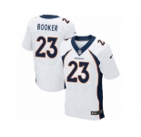 Men's Nike Denver Broncos #23 Devontae Booker Elite White NFL Jersey