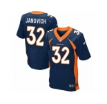 Men's Nike Denver Broncos #32 Andy Janovich Elite Navy Blue Alternate NFL Jersey