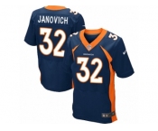 Men's Nike Denver Broncos #32 Andy Janovich Elite Navy Blue Alternate NFL Jersey