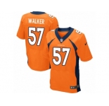 Men's Nike Denver Broncos #57 Demarcus Walker Elite Orange Team Color NFL Jersey