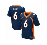 Men's Nike Denver Broncos #6 Chad Kelly Elite Navy Blue Alternate NFL Jersey