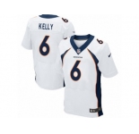 Men's Nike Denver Broncos #6 Chad Kelly Elite White NFL Jersey