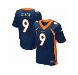 Men's Nike Denver Broncos #9 Riley Dixon Elite Navy Blue Alternate NFL Jersey